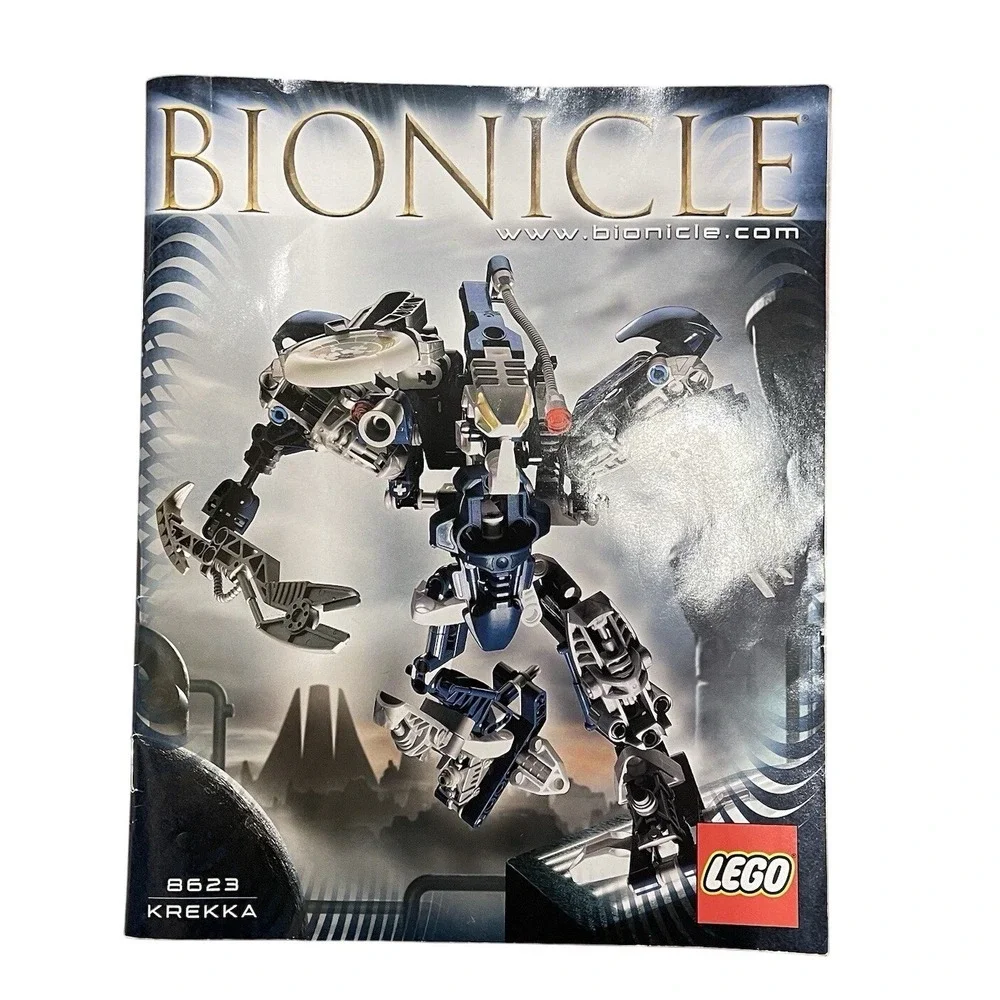 2004 LEGO Bionicle Titans Krekka 8623 Replacement Instructions‎ Manual Only